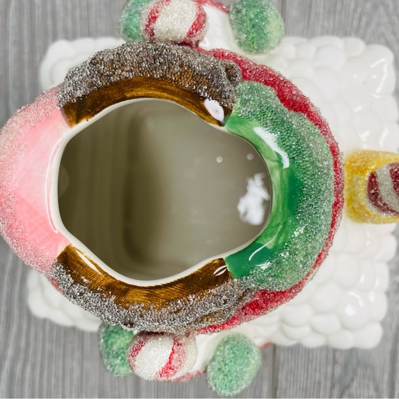 Rare department 56 gingerbread house teapot frosted look - Picture 5 of 9
